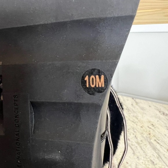 INC INTERNATIONAL CONCEPTS HANNIA WEDGE‎ BOOTIES IN BLACK NWOB WOMEN'S SIZE 10 - Picture 10 of 14